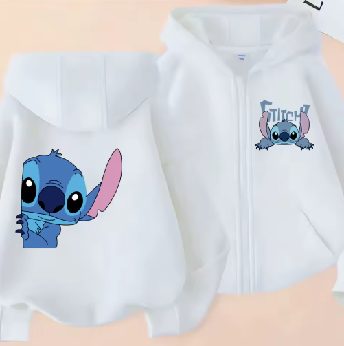 MoonCoco Stitch kapucnis pulóver
