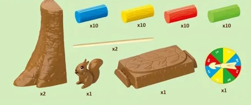 MoonCoco mókus egyensúlyozó társasjáték