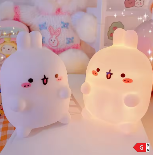 MoonCoco nyuszis éjjeli lámpa