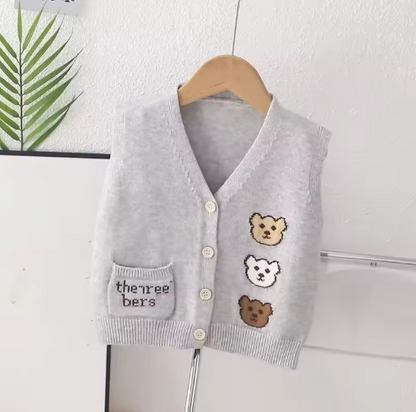 MoonCoco mackós kötött mellény