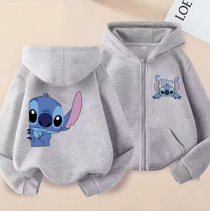 MoonCoco Stitch kapucnis pulóver