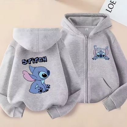 MoonCoco Stitch kapucnis pulóver