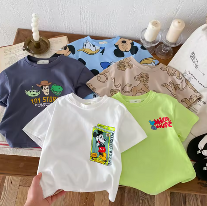 MoonCoco fiú rajzfilmfigurás rövid ujjú póló