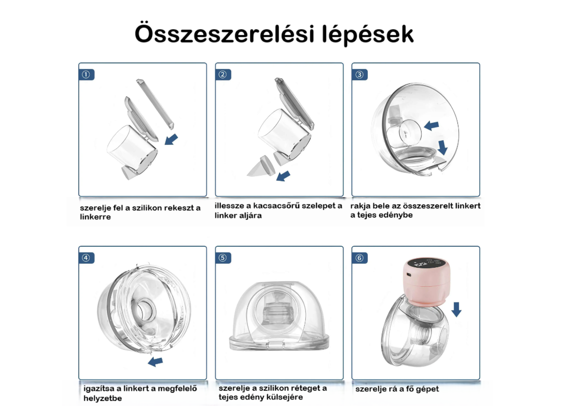 MoonCoco kéz nélküli elektromos mellszívó