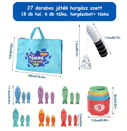 MoonCoco plüss horgászkészlet